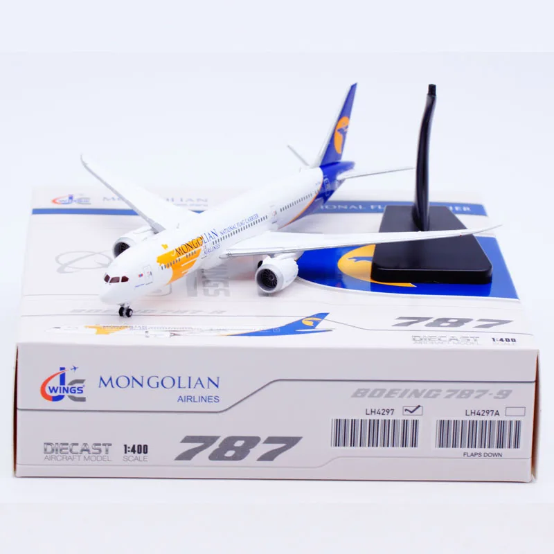 Avión coleccionable de aleación LH4297, regalo JC Wings 1:400 MIAT mongol Airlines Boeing B787-9, modelo Jet de avión fundido a presión, JU-1789