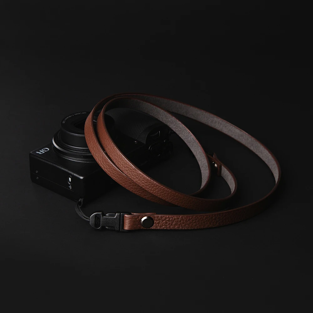 

Genuine Leather Camera Shoulder Neck Strap Sling for DSLR Mirrorless Cameras Quick Release Shoulder Neck Strap Wrist Strap
