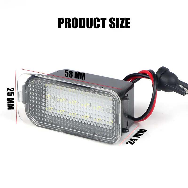 1504964 سيارة 18 لوحة ترخيص مُضاء ضوء القيادة الخلفية ضوء لفورد فوكس MK2 MK3 MK4 مونديو رينجر تورنيو ترانزيت جاكوار كوغا #2