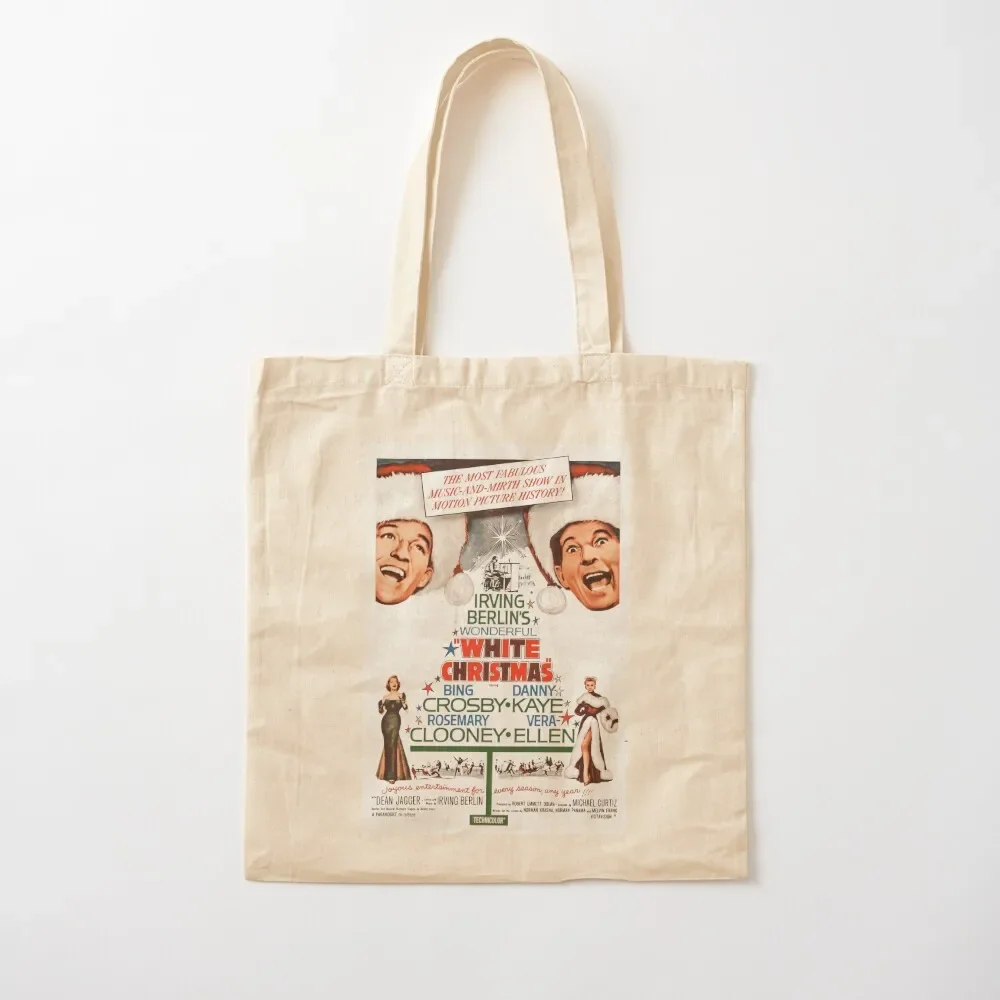 

White Christmas - Bing Crosby, Danny Kaye Tote Bag hand bag tote bag custom