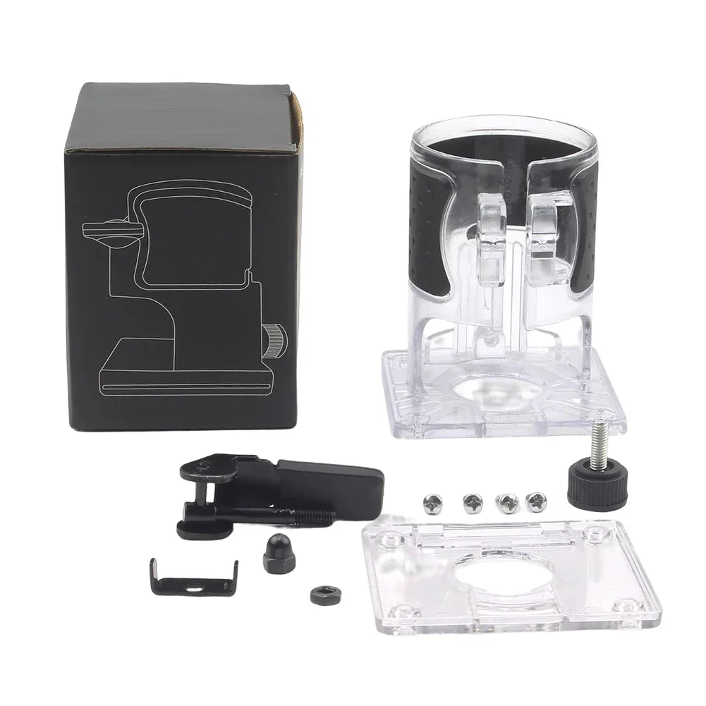 

Adjustable Gears Fast Fixed Wooden Router Base Woodworking Cutter Electric Trimmer Machine Base With Four Combination Screws