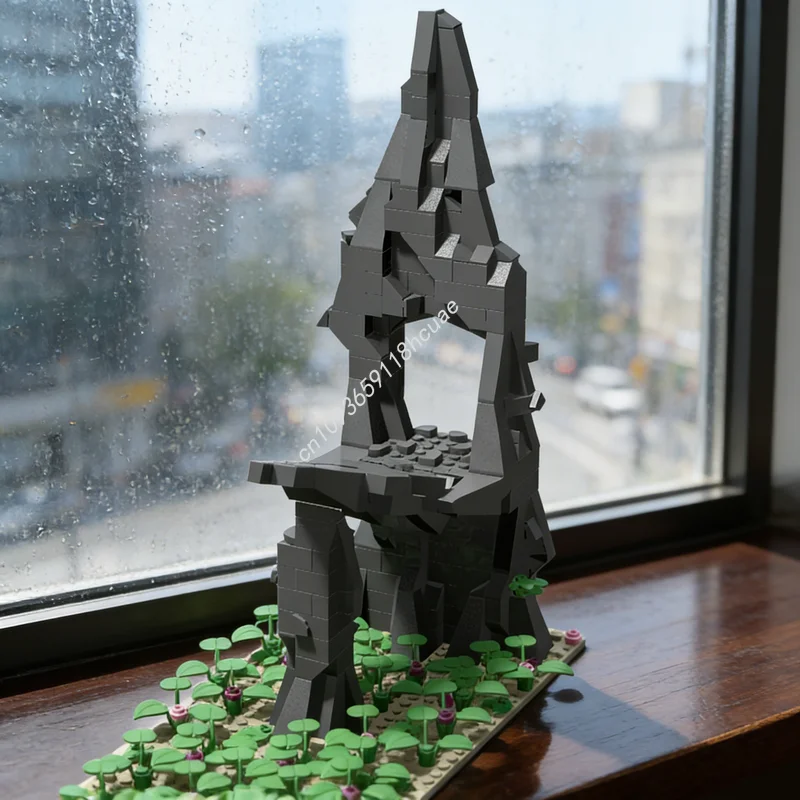 

502 детали MOC Pride Rock Lion King, конструктор по мотивам Disney, развивающая игрушка, архитектурная модель, креативный подарок на Рождество, строительные блоки