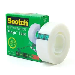 3M Scotch Tape Invisible Stickers Super Strong Adhesives Copy Sealing Tapes Without Trace Transparent Waterproof Home Supplies
