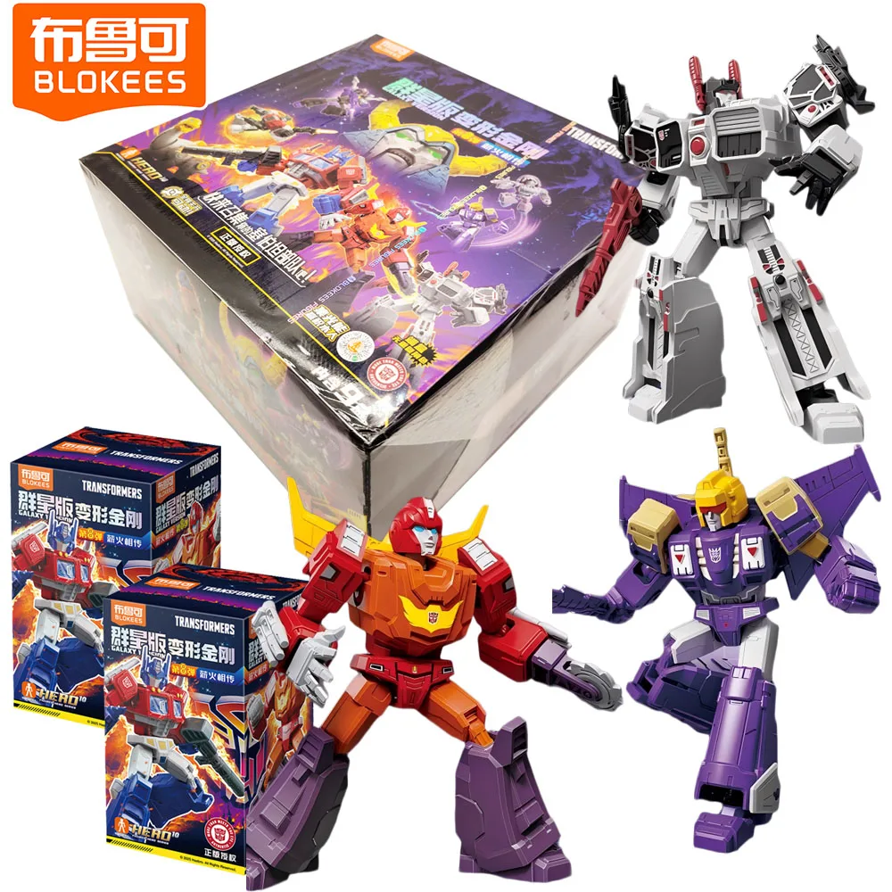 ألعاب Blokees Transformers الأصلية Galaxy Version Blind Box Optimus Prime القابلة للجمع ألعاب عصرية هدايا العيد للأولاد