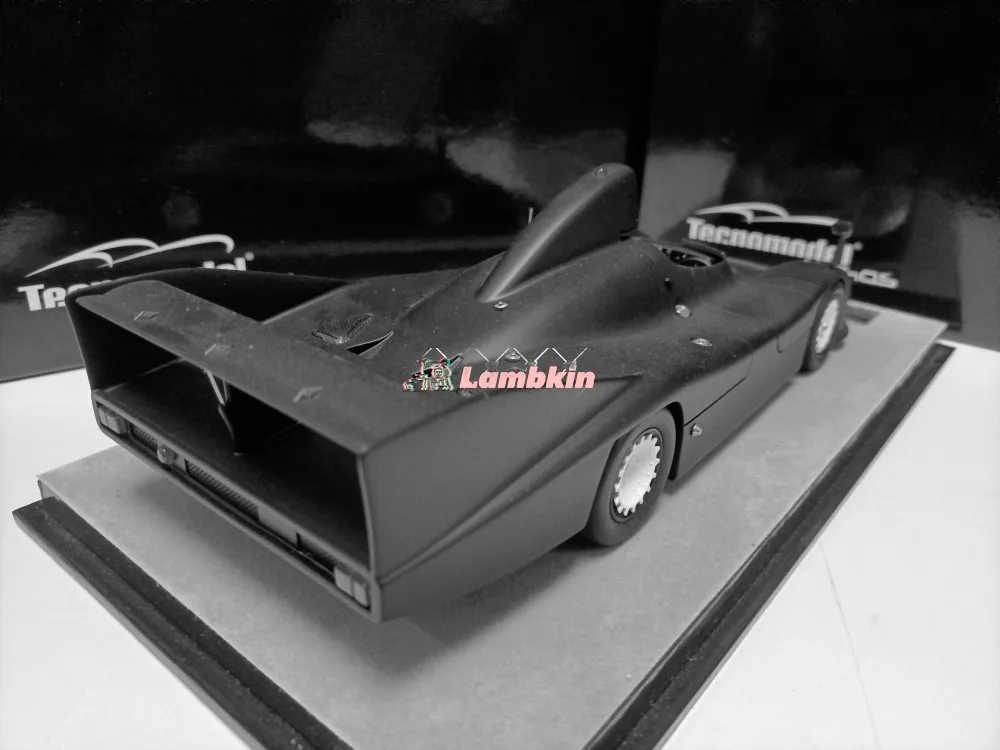 Tecnomodel 1/18 936 1977 Black Le Mans test version racing car model Classic Collectible Gift Set