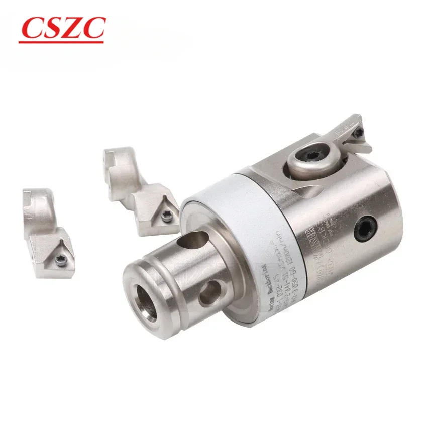 

NEW High precision CBH25-47 +3pcs insert holder blade bearing CBH2-2 CBH2-3 boring head finish 0.01mm Grade increase boring