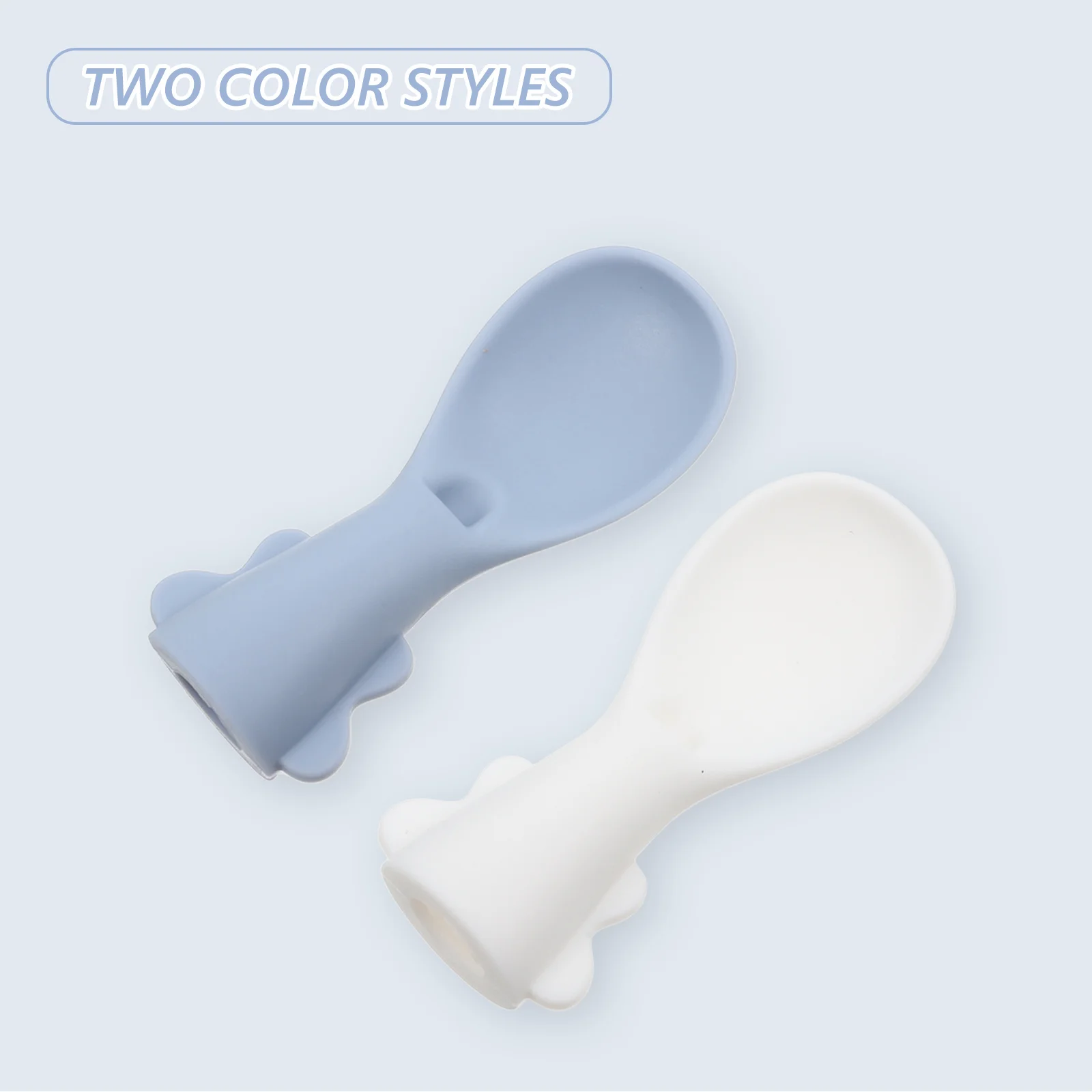 4Pcs Silicone Baby Food Pouch Spoons Infant Feeding Supplies Squeeze Pouch Attachments Portable Baby Feeding Spoons Toddler