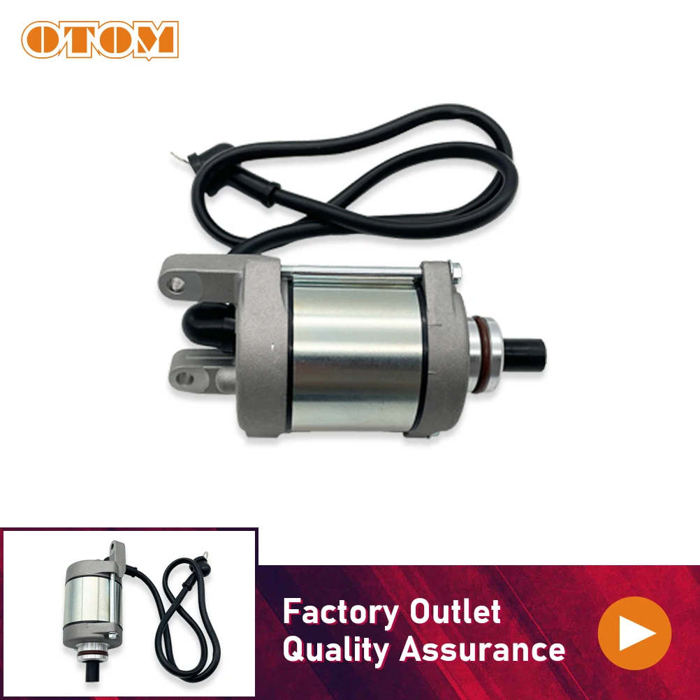 

OTOM Motorcycle Starter Motor 250cc Engine Starting Motor For ZONGSHEN ZS178MM-2 NX250 Engine Parts