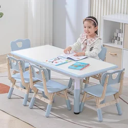 Juego De mesa y silla para niños pequeños, escritorio De estudio para estudiantes, Mesitas De Noche para niños, escritorios, trona