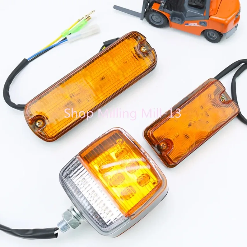 1PC Forklift Steering LED Front Light Is Applicable To Heli Hang Longgong 12V24V Double-sided Night Steering Front Light