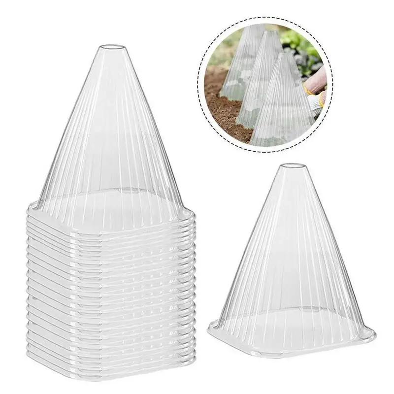 Garden Plant Protectors Reusable Animal Proof Plant Cloche Plant Bell Cover Greenhouse Plant Cover Seedling Protector For