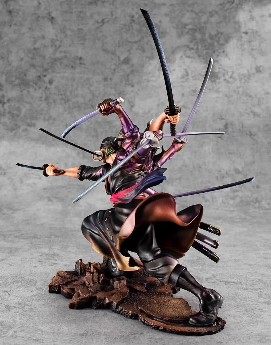 [Genuine spot] MegaHouse MH POP MAX ONE PIECE Sauron, nine knife flow, genuine figure