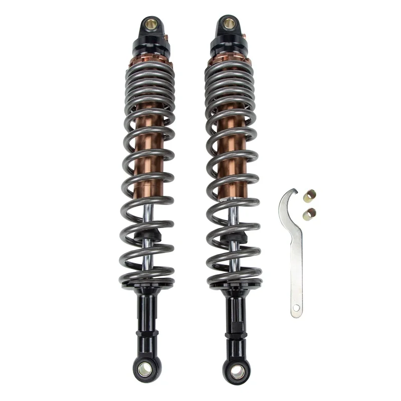 1pair 420mm Motorcycle Part Rear Suspension Shock Absorber Spring Adjustable Shock Absorbers for Honda Yamaha Suzuki ATV Quad
