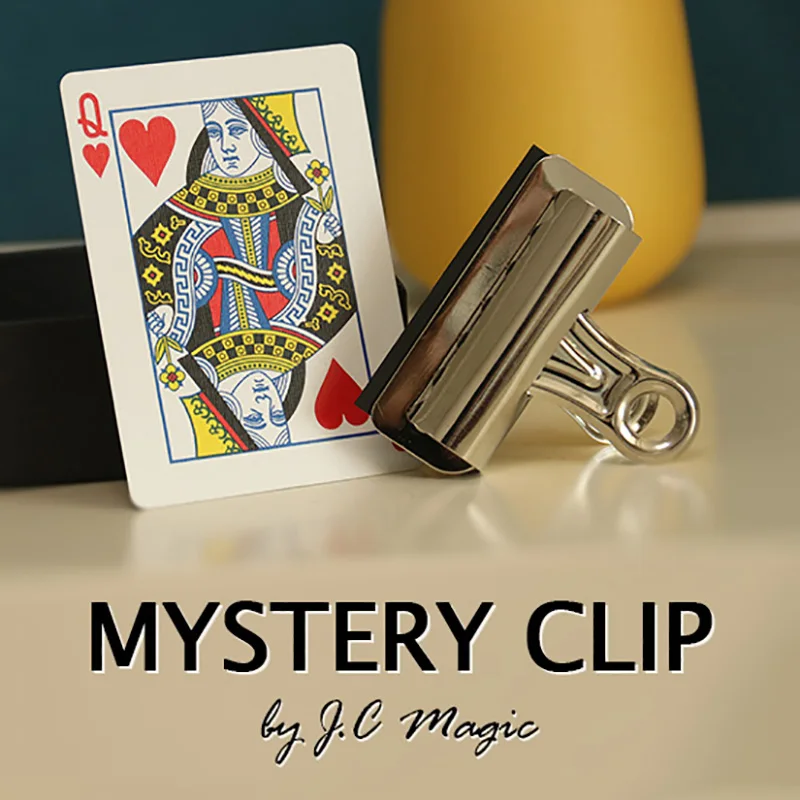 

Mystery Clip by J.C Magic Clip Find The Chosen Card Prediction Magia Magician Close Up Illusions Tricks Gimmicks Mentalism Props