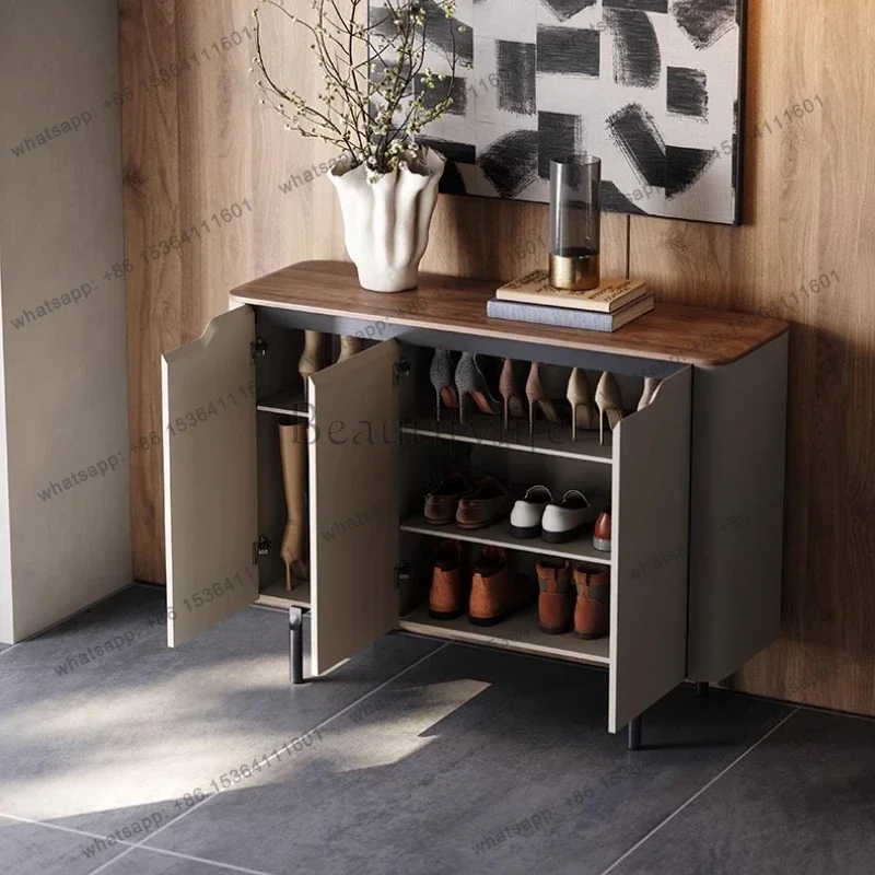LD Modern Entrance Hall Shoe Cabinet Italian Minimalist Disinfecting Shoe Cabinet Sunglasses Hallway Muebles Entrance