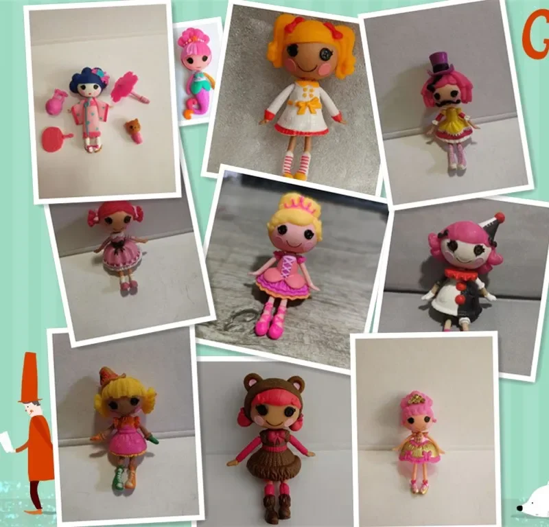 Новые модные 3-дюймовые куклы Lalaloopsy, Мини-куклы для девочек, игрушечный домик, подарок для детей