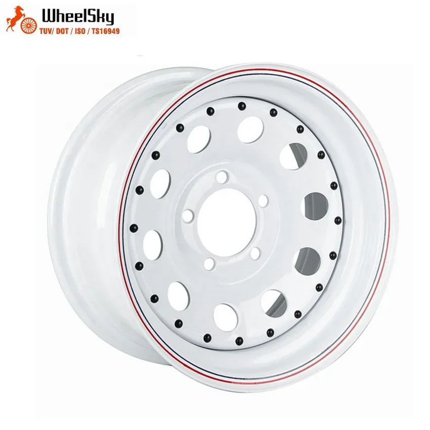 Wheelsky High Quality D window wheels 16 inch 16x8 PCD 5x114.3 steel wheel rim for 4x4