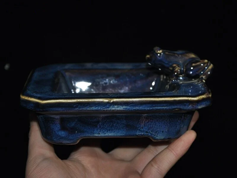 5-chine-vieux-four-porcelaine-feng-shui-chanceux-animal-grenouille-stylo-lavage-cendrier-statue