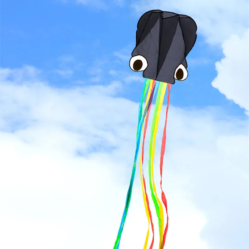 ว่าวปลาหมึกสำหรับเด็ก ของเล่นเป่าลม ว่าวหลากสีสัน ว่าวบินได้สำหรับเด็ก ว่าวกันลม ว่าวไทรโลไบต์แบบนุ่ม ว่าวบาร์