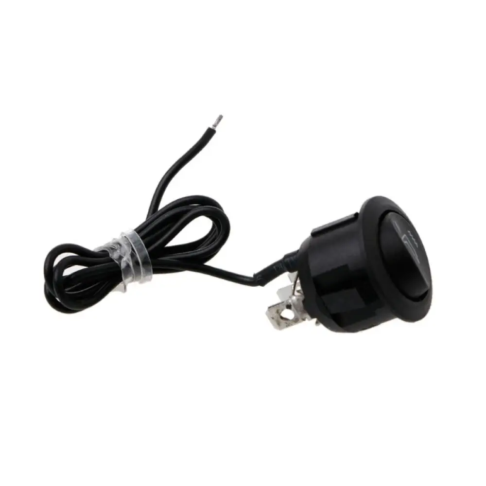 Rocker Seat Heater Switch Universal 3 Pin Round 12V Control For Auto Car Truck SUV Marine Boat Heating Accessory Tool