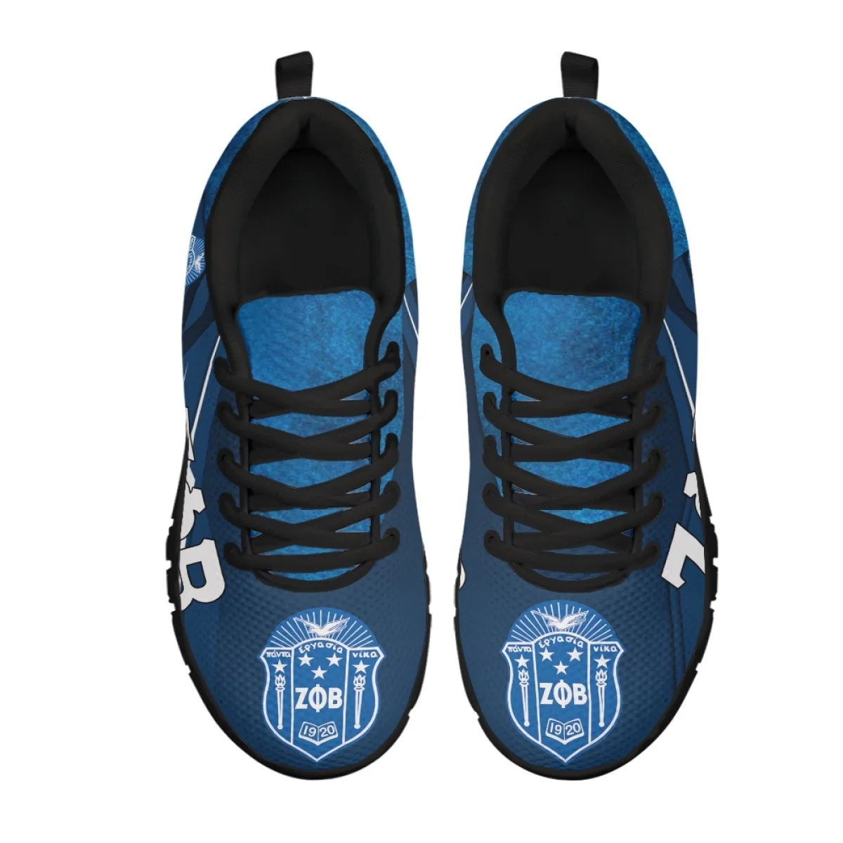 INSTANTARTS Cool Wear-Resistance Women‘s Running Sneakers Zeta Phi Beta Logo Men's Flat Shoes Comfort Walking Footwear Zapatos