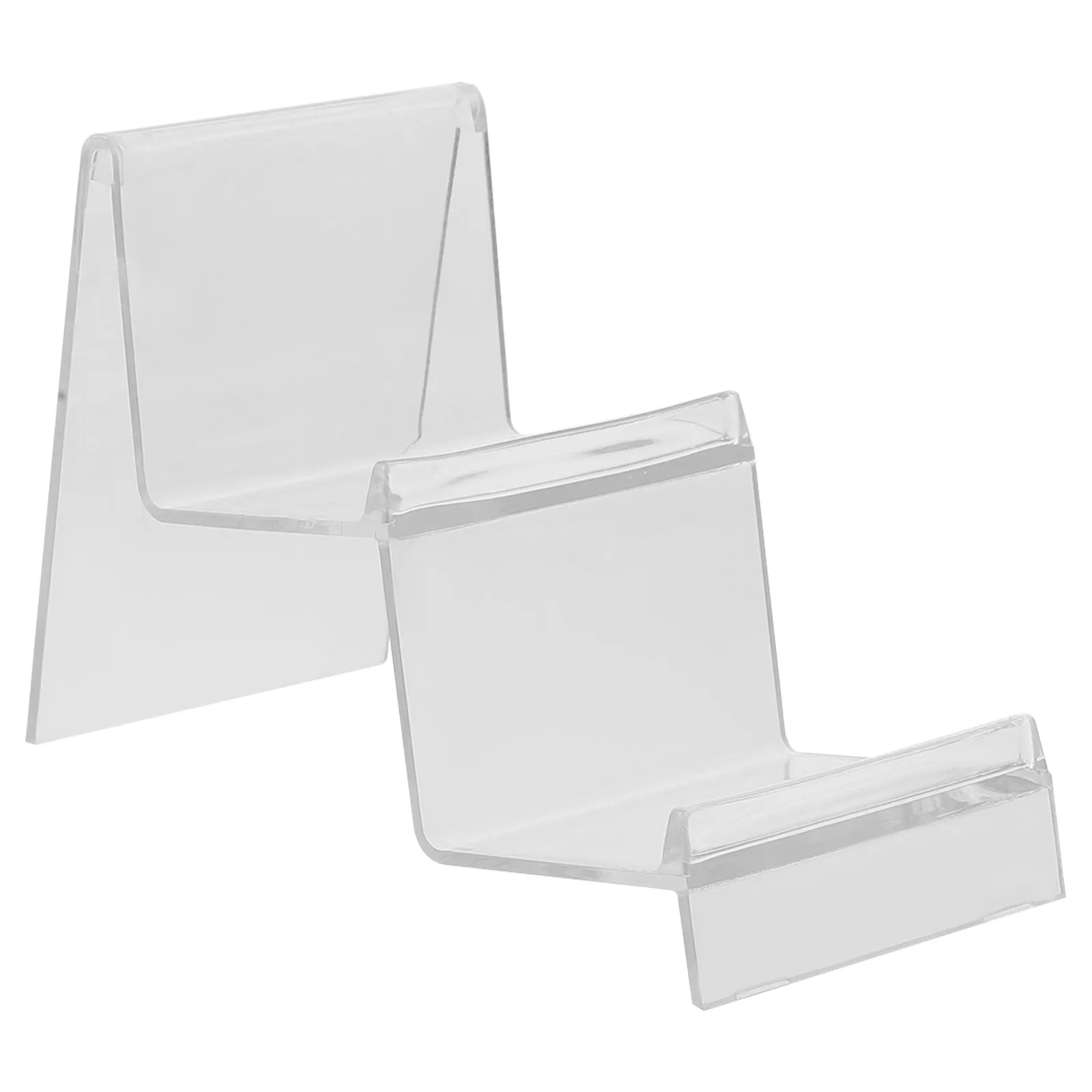 Transparent Multi Layer Wallet Display Stand Clear Acrylic Organizer Purse Handbag Holder Retail Display Shelf