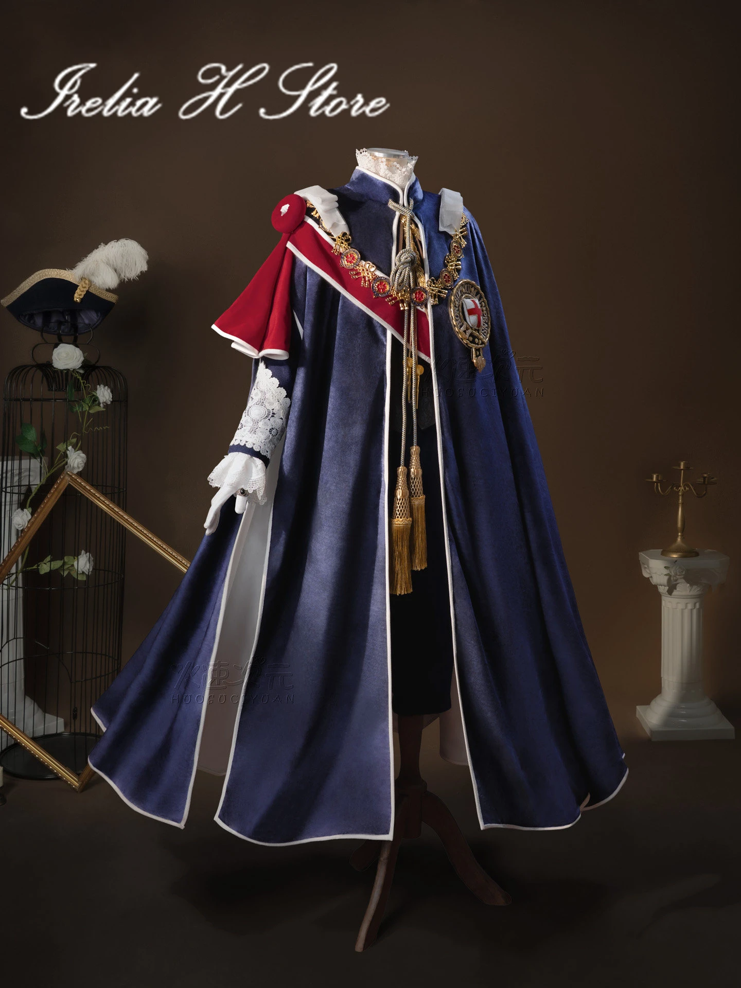 

Костюм для косплея Ciel Phantomhive из аниме «Тёмный дворецкий» от Irelia H Store, нарядное платье с украшениями, костюм для Хэллоуина.