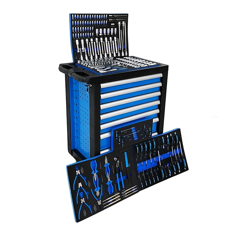 

Cheap 225pcs Car Repair Hand Trolley Cabinet Mechanic Tool Sets Screwdriver Sets4