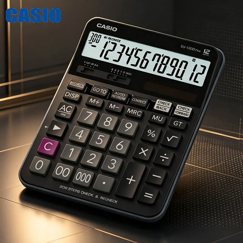 Casio DJ-120D/AX-120/fx-82ES PLUS Long-term accounting work doesn't tire your hands. Financial office desktop calculator.