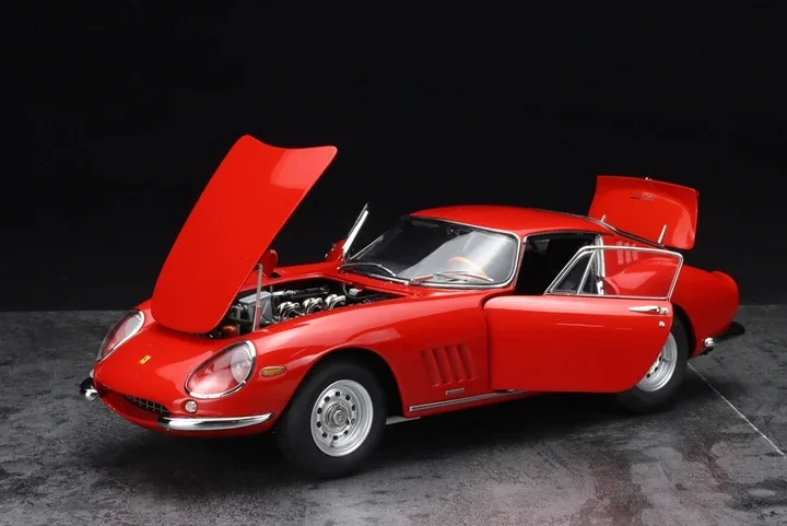 CMC 1:18 275 GTB/C 1966 Vintage Car Simulation Limited Edition All Open Alloy Metal Static Car Model Toy Gift