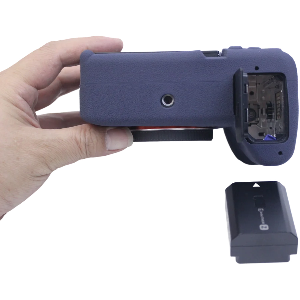 Silikon-Kameratasche passend für Sony ILCE-7M4 A7 IV A7IV A7M4 Zubehör Schutztasche
