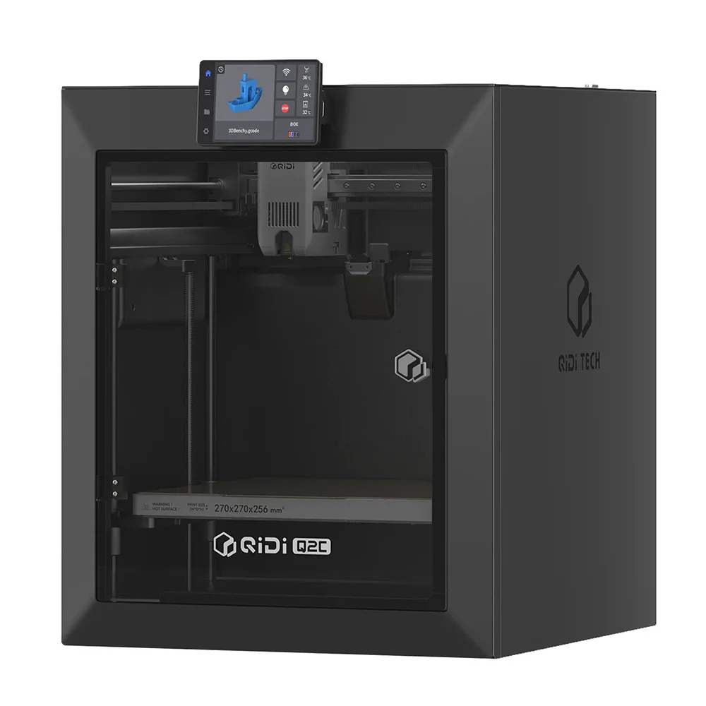 QIDI TECH Q2C 3D-printer 600mm/s snelheid 370 ° C Volledig metalen hotend Multi-Material Printing CoreXY-systeem Automatische nivellering, 270×270×256 mm - afbeelding 2