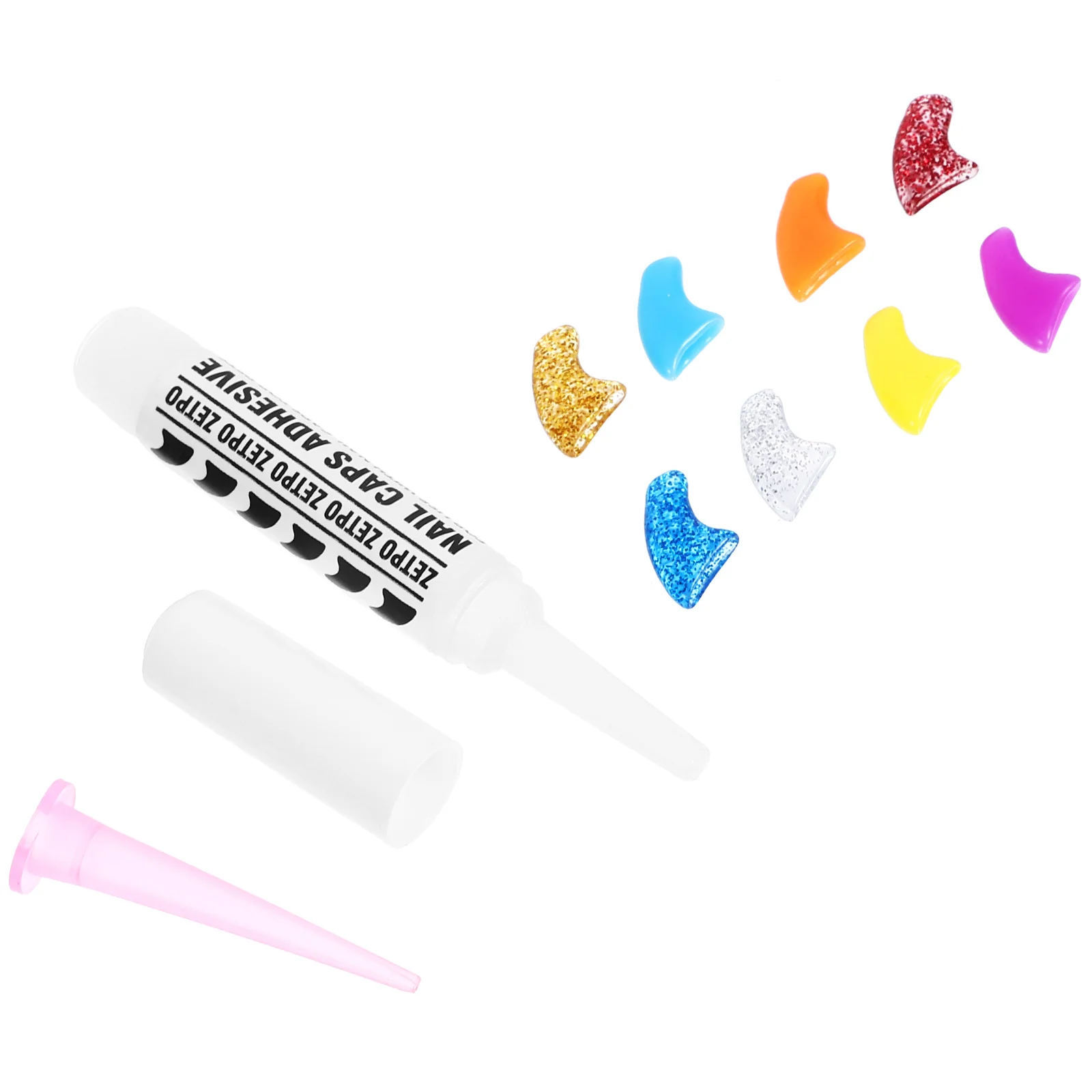 

160Pcs Pet Claw Cover Cat Nail Caps Polished Finish No Sharp Edges Protects Cats and Furniture Cat Nail Cap Pet Claw Cap