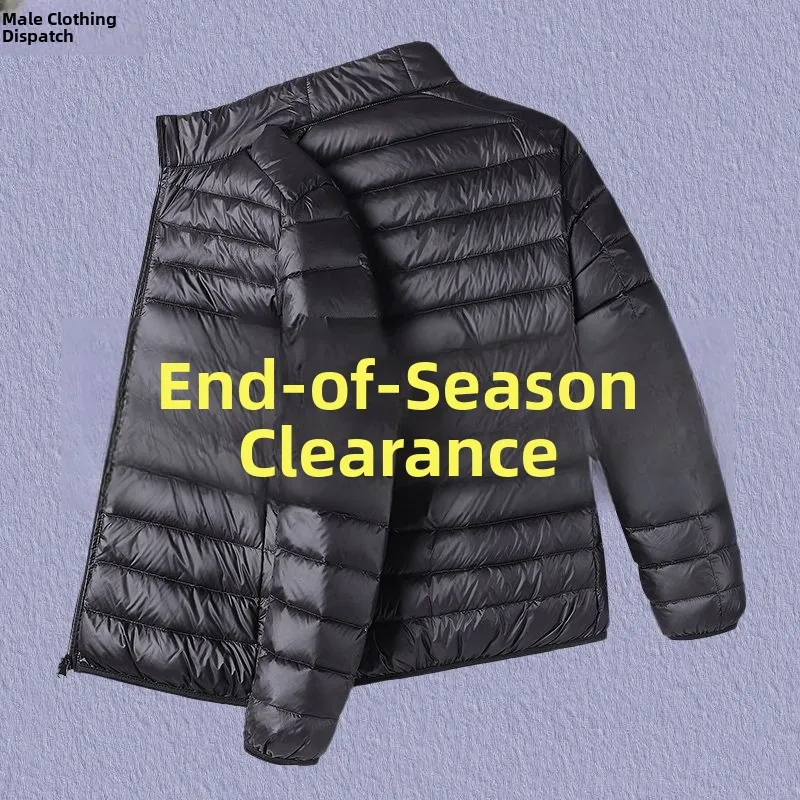 

Lightweight Padded Cotton Jaet Men's ort Thin Stand Collar Warm Autumn Winter Outerwear Loose Fit No Brand Knot