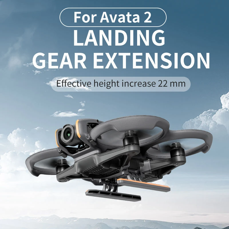 

For DJI Avata 2 Accessories Landing Gear Folding Heighten Extension Legs for Avata 2 Drone Protector Extended Landing Gear