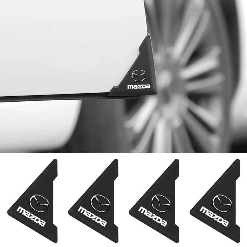 2 قطعة سيليكون باب السيارة غطاء الزاوية الوفير تحطم خدش حامي لمازدا 2 3 6 Atenza Axela Demio CX-5 CX5 CX-3 CX7 CX-9 2021 #1