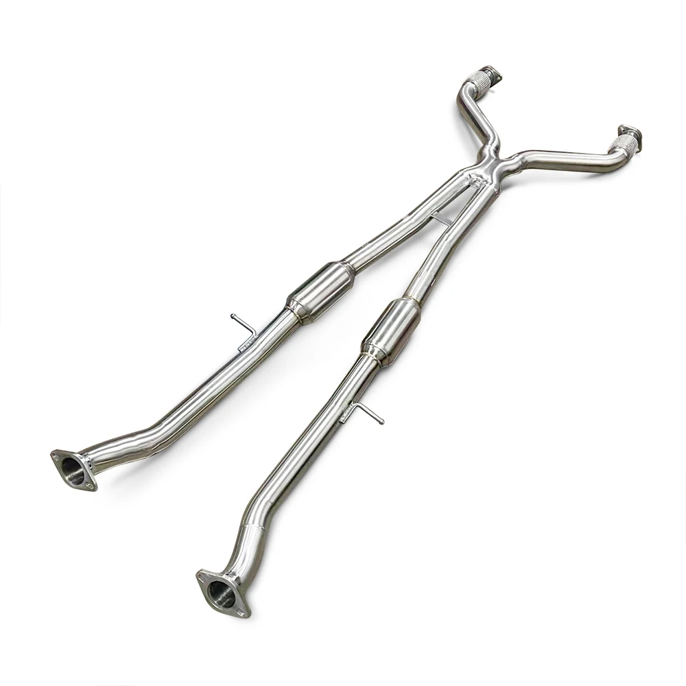 Suitable for Nissan 400Z 3.0T 2021-2023 Performance Exhaust Middle Pipe Exhaust Pipe with Resonator Middle Section Exhaust