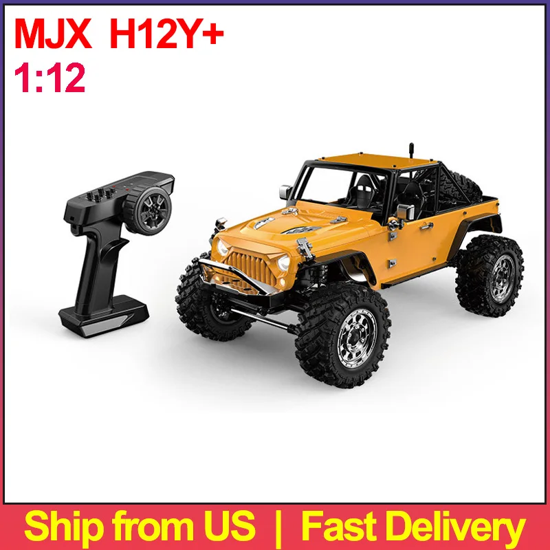 

1:12 MJX H12Y+ 1/12 RC Climbing Car Brushless FOC 4WD Remote Control Car Off Road RC Crawler Ship from US