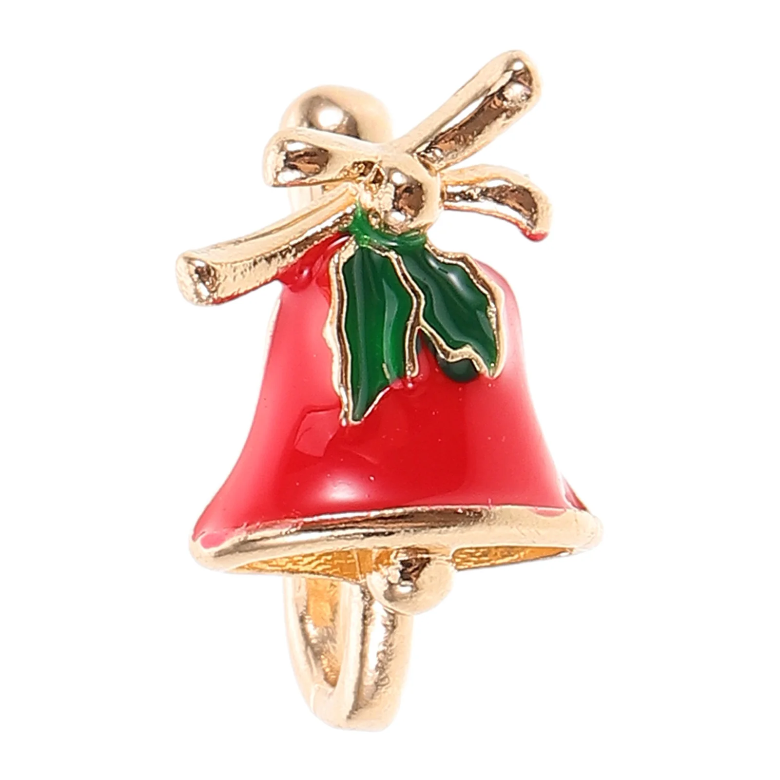 أنيق U شكل وهمية الأنف الدائري عيد الميلاد سلسلة كليب على غير ثقب المجوهرات للنساء حفلة احتفالية نظرة المينا التفاصيل