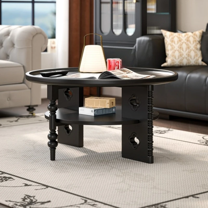 

living room small apartment 2026 new American light luxury high-end second-hand sofa coffee table