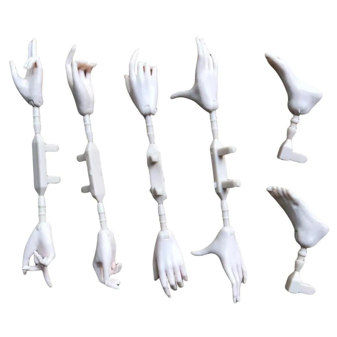 1/6 Puppe Hände Füße Super Weiß Beige Braun Puppe Zubehör 4 Geste Puppe Hände Dekore Für Weibliche Puppen – Detail 35