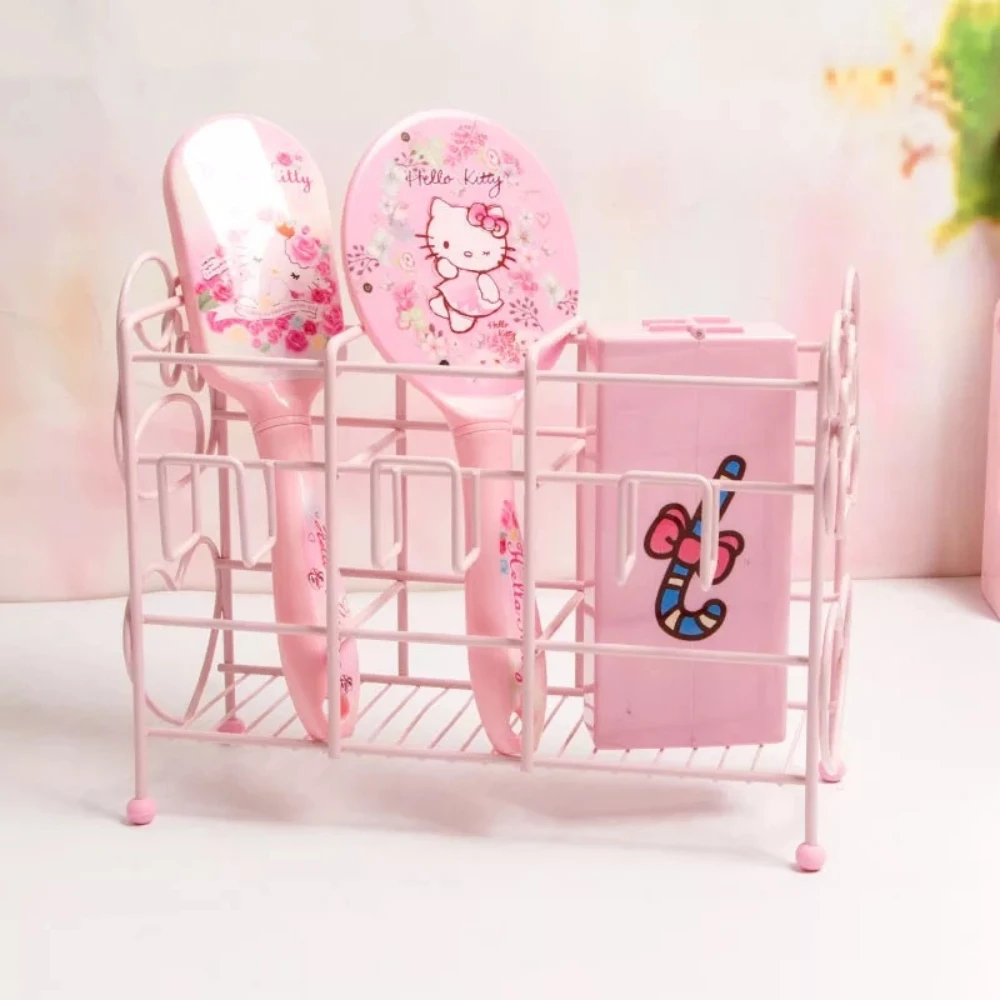 

Melody Hair Curler Hair Dryer Storage Rack Pink Bathroom Table Storage Shelf Bathroom Accessories Kitchen Cabinet Organizer