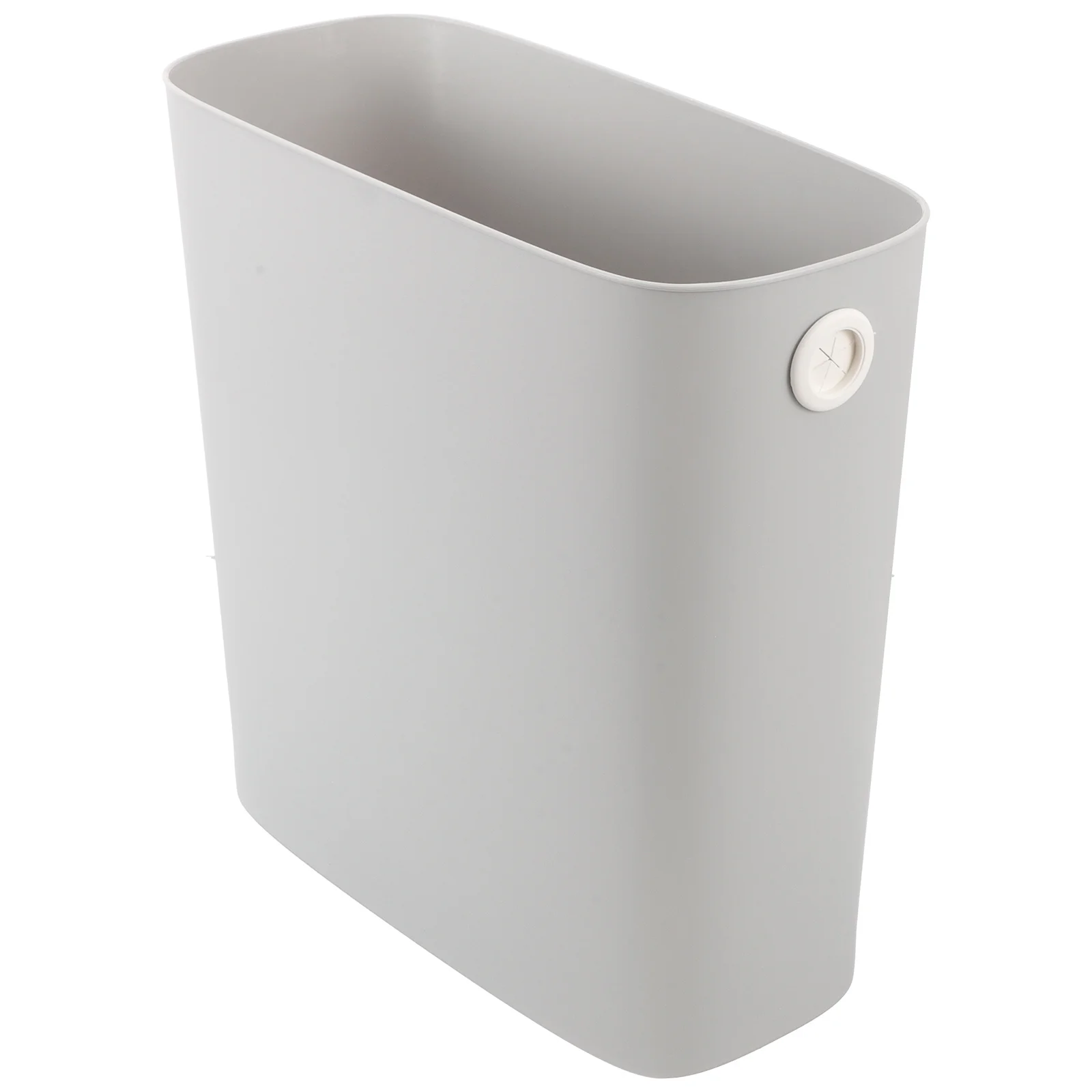 

Bins Garbage Bucket Convenient Trash Desk Narrow Light Grey Kitchen Slim Place Office