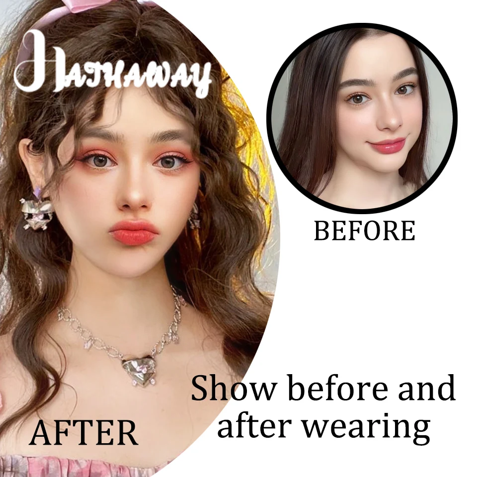 Synthetic Wig Female Online Celebrity Daily Wool Roll Lolita Long Curly Hair Japanese JK Roll Bangs Lolita Girl Wig