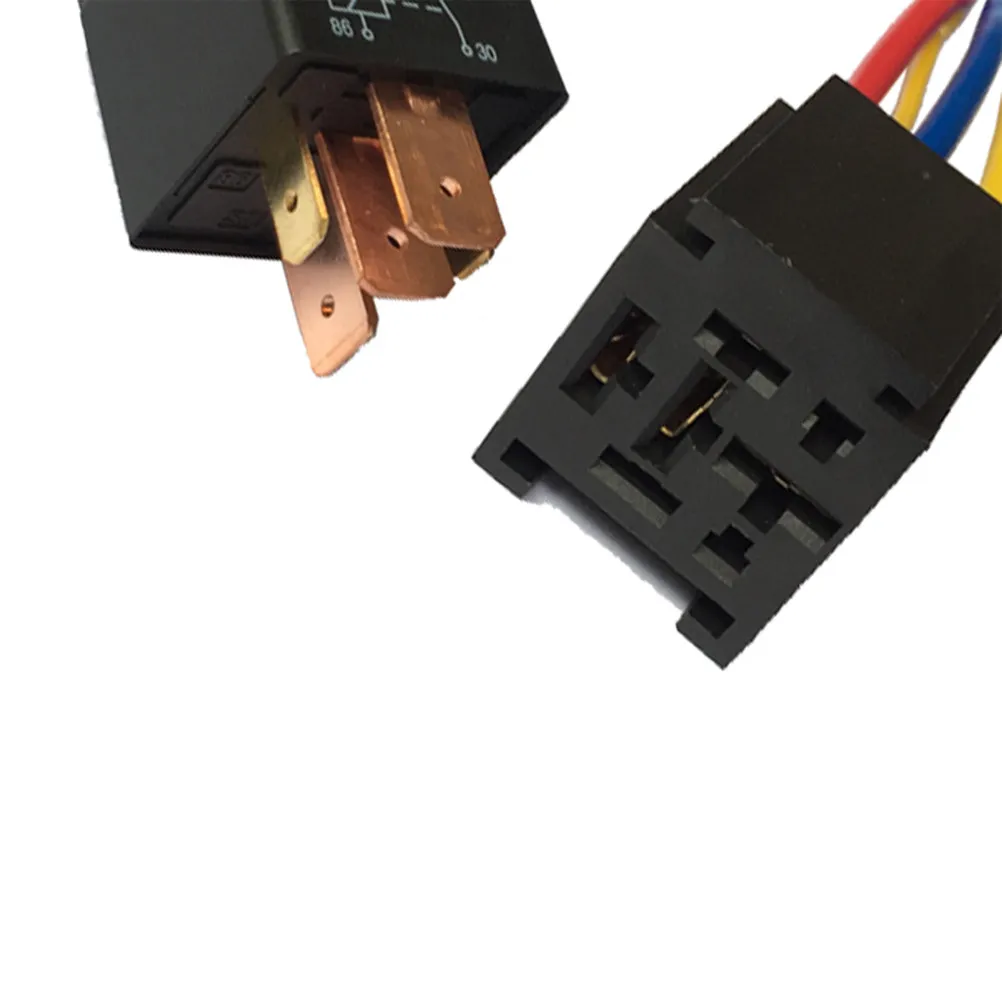 

5 Pin 12V 80A Car Relay with Strong Output Current Drive Low Saturation Voltage for Automobile Control Alarm Horn Headlight