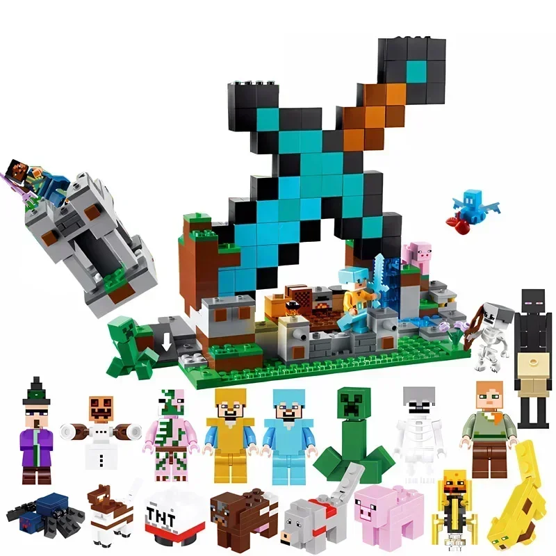 Creatieve 584 stks De Diepe Donkere Battle Bouwstenen Speelgoed Gemonteerd Speelgoed voor Kinderen Verjaardagscadeautjes 21246