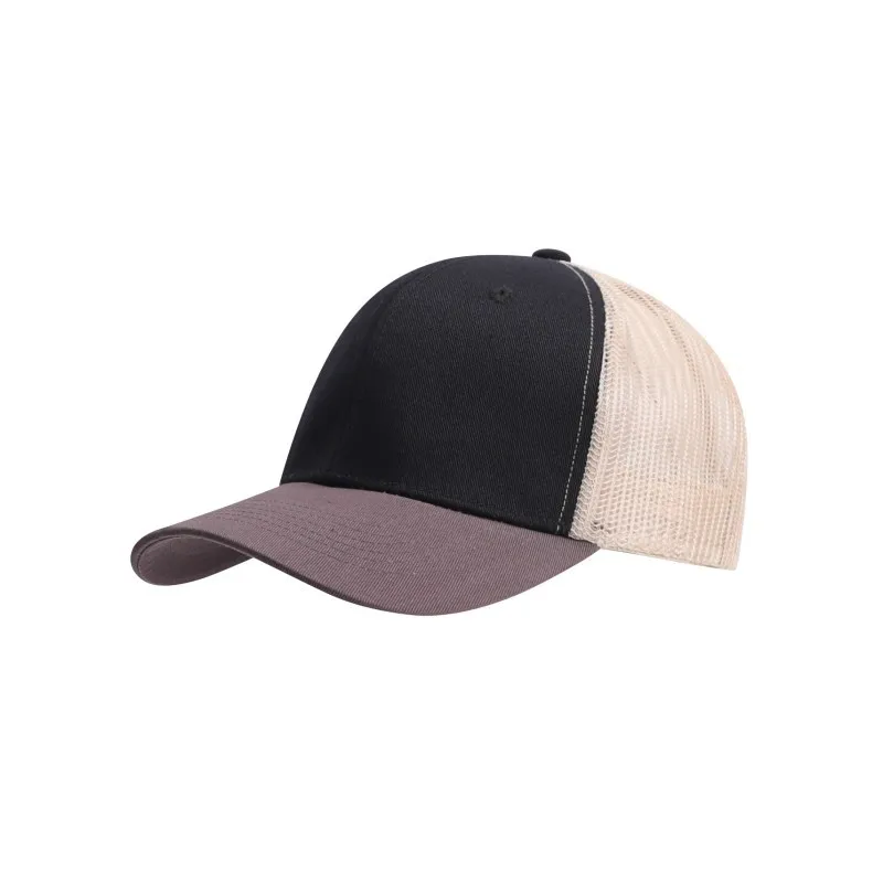 Neue Maßgefertigte Bedruckte Zweifarbige Mesh-Baseballkappe für Männer und Frauen Sommer Fünf-Panel Outdoor Sonnenschutz Bestickte Trucker-Mütze – Detail 7