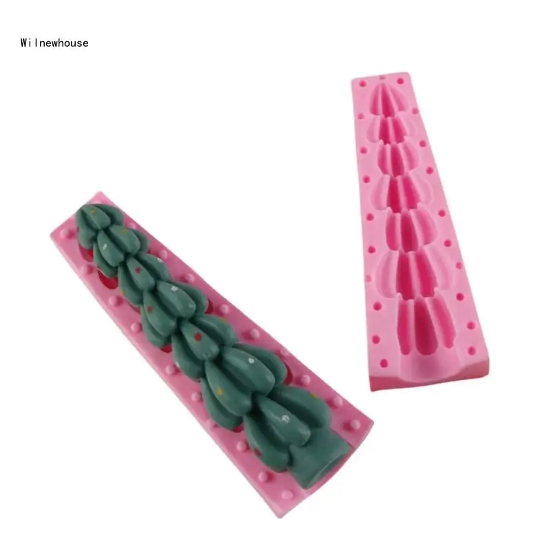 

3D Christmas Tree Shaped Silicone Molds for Making Christmas Decoration Dropship