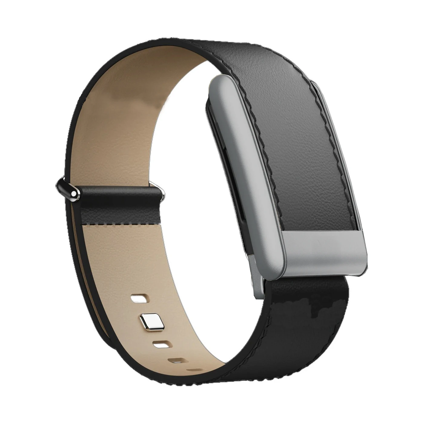 

Подходит для Whoop 5,0, браслет для часов, слой из воловьей кожи, официальная пряжка для ногтей в одном стиле, спортивная с серебряной металлической рамкой