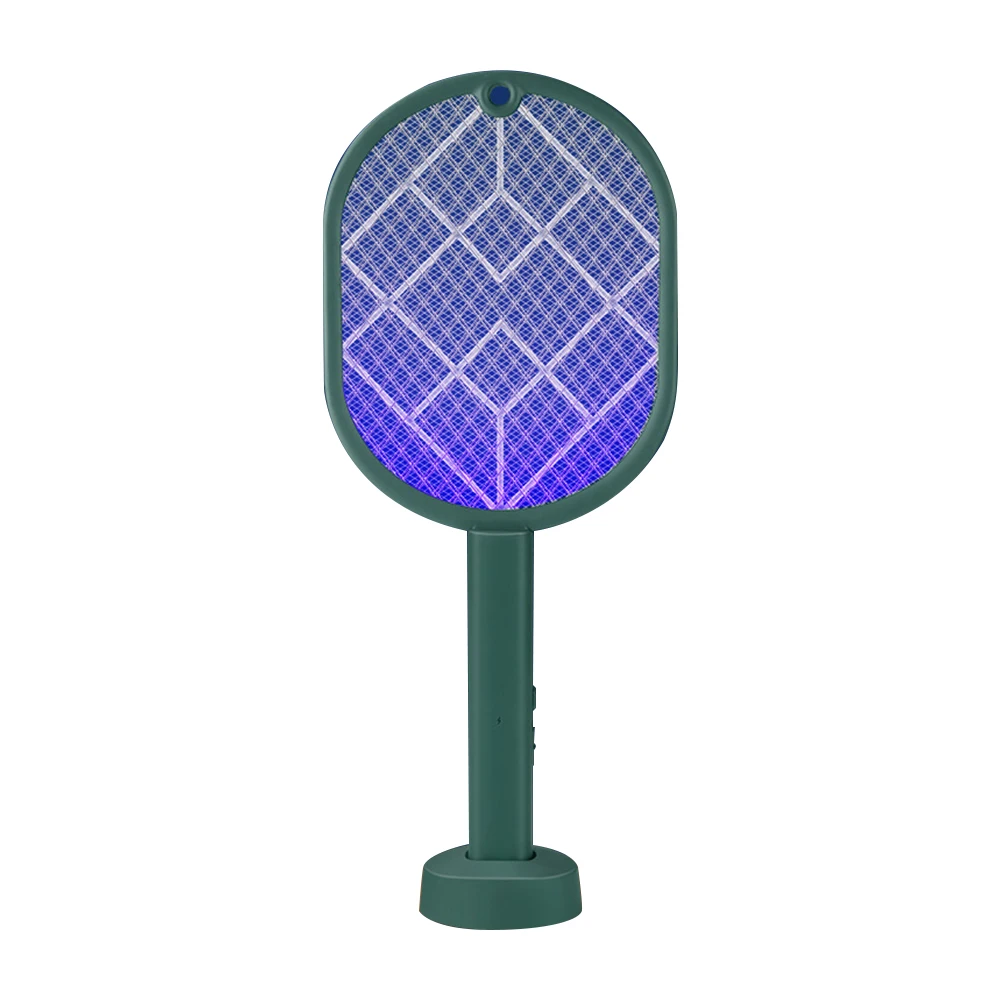 2-in-1 Elektrische Insectenracket Swatter Zapper 3000V USB Oplaadbare Zomer Muggenracket Kill Fly Bug Zapper Muggenracket